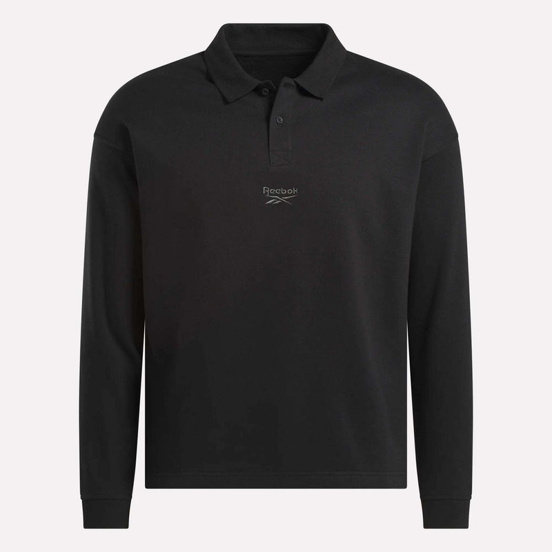 Men's Wardrobe Essentials Long Sleeve Polo Shirt
