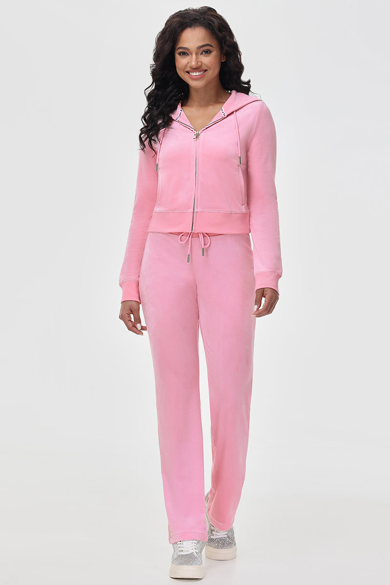 OG Big Bling Velour Hoodie - Juicy Couture