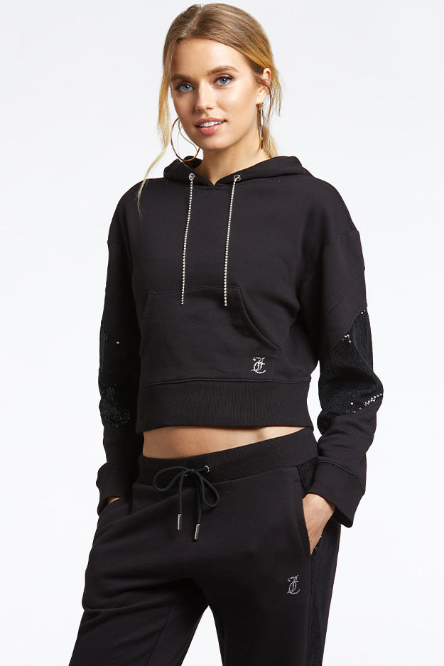 Sequin Fleece Hoodie