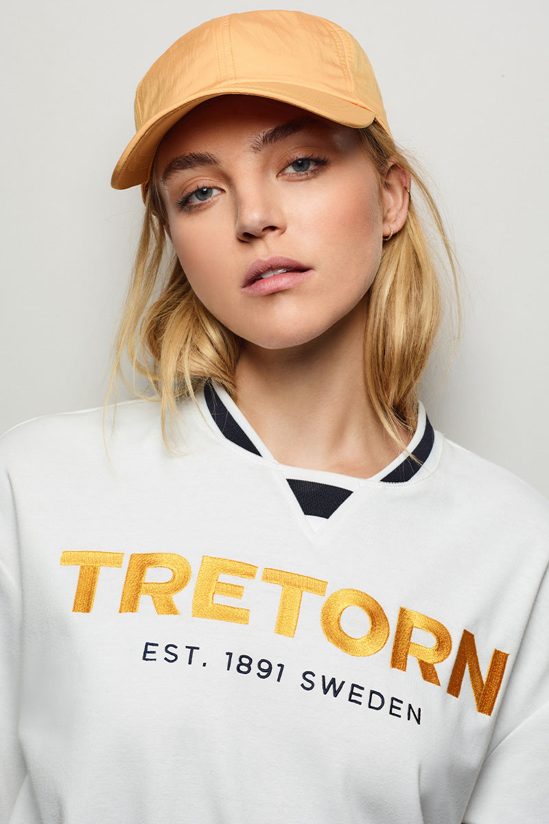 Tretorn Striped Trim Logo Sweatshirt