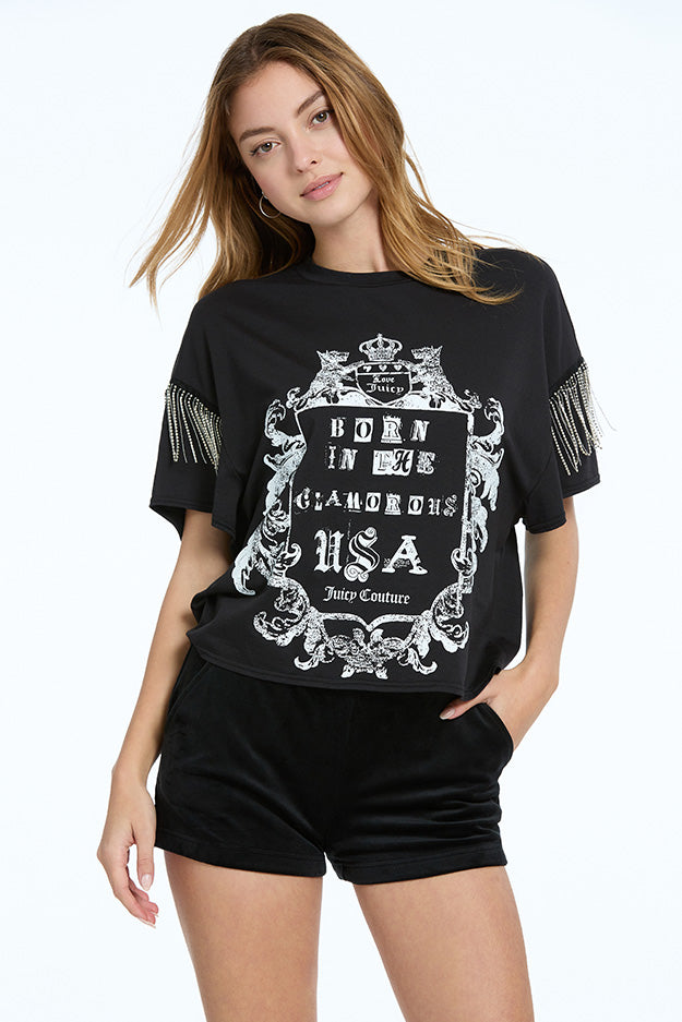 Born In The Glamorous USA Tee