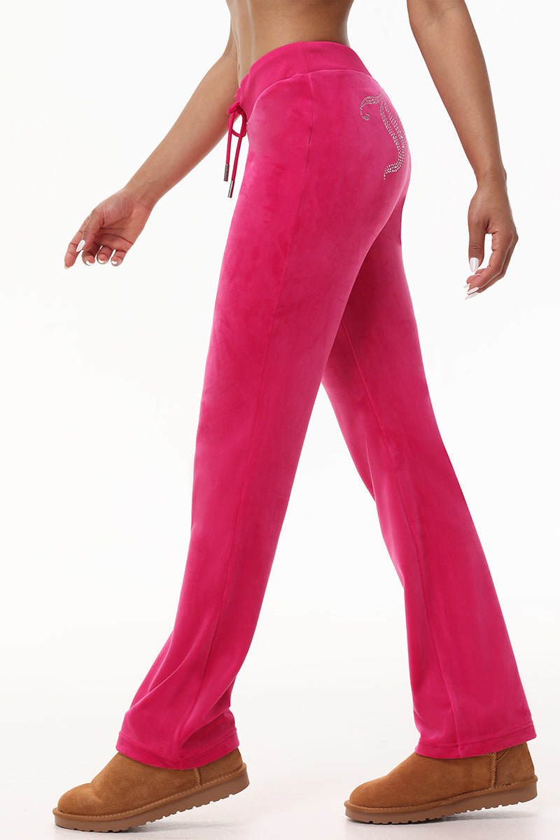 OG Big Bling Velour Track Pants