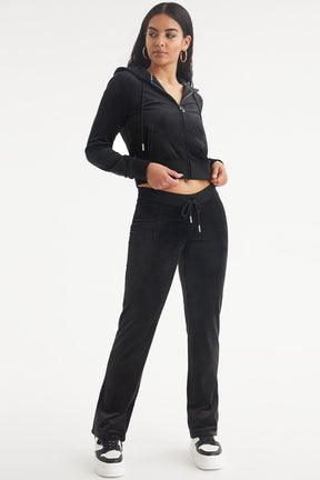 Bride Big Bling Velour Track Pants