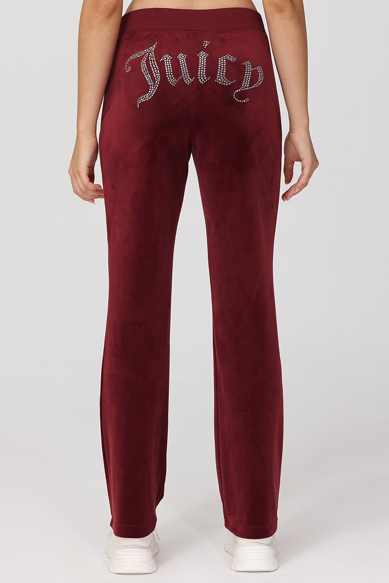 OG Big Bling Velour Track Pants - Juicy Couture