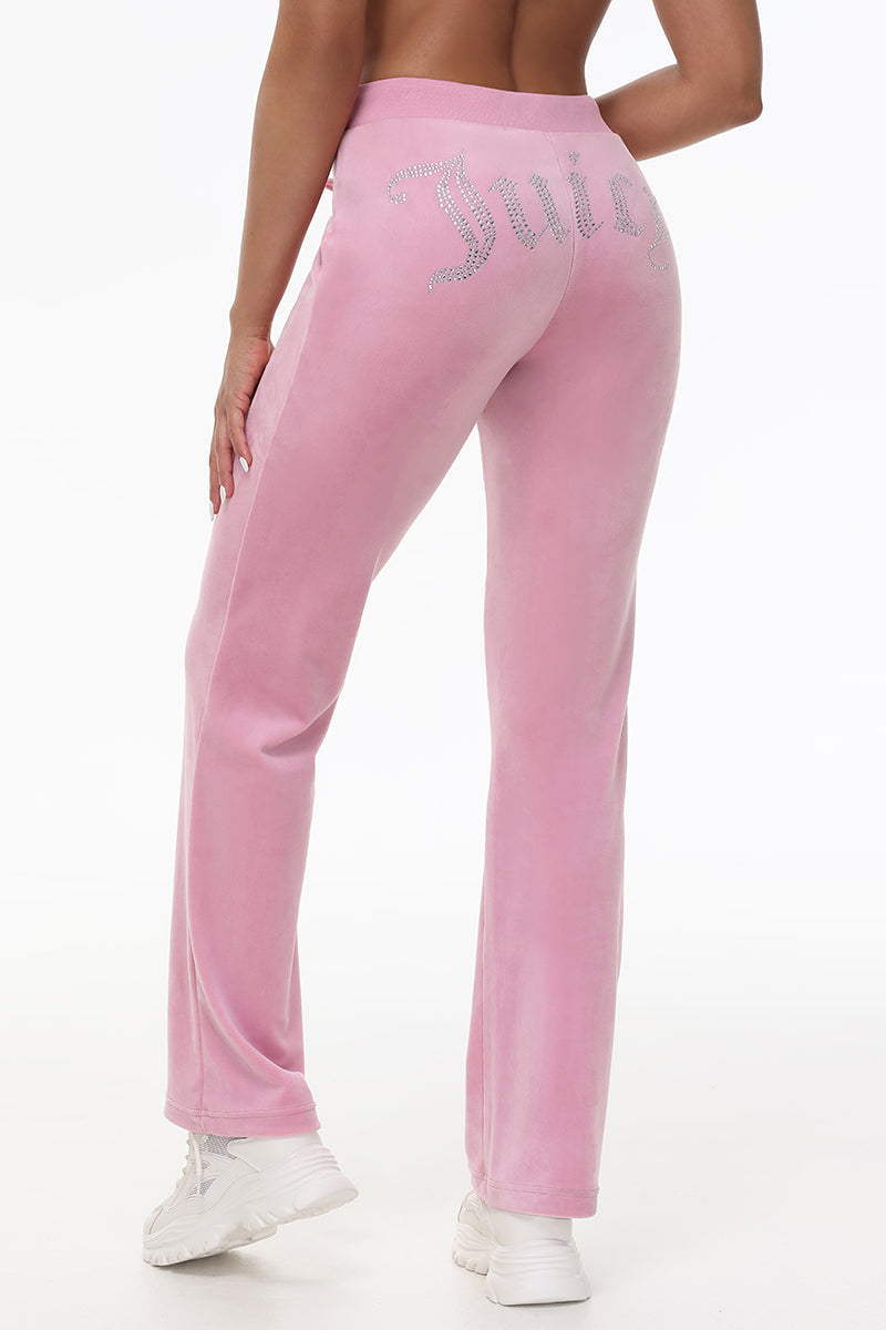 OG Big Bling Velour Track Pants