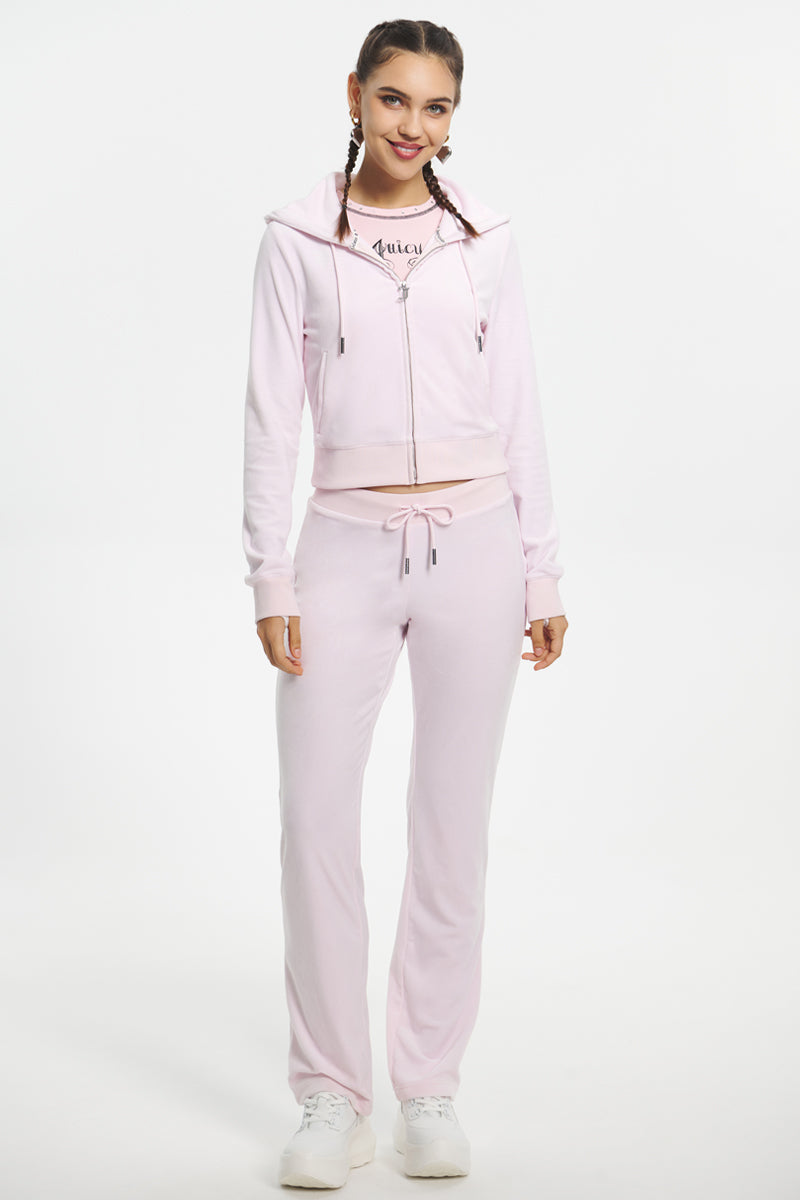 Mixed Jewels Velour Track Pants