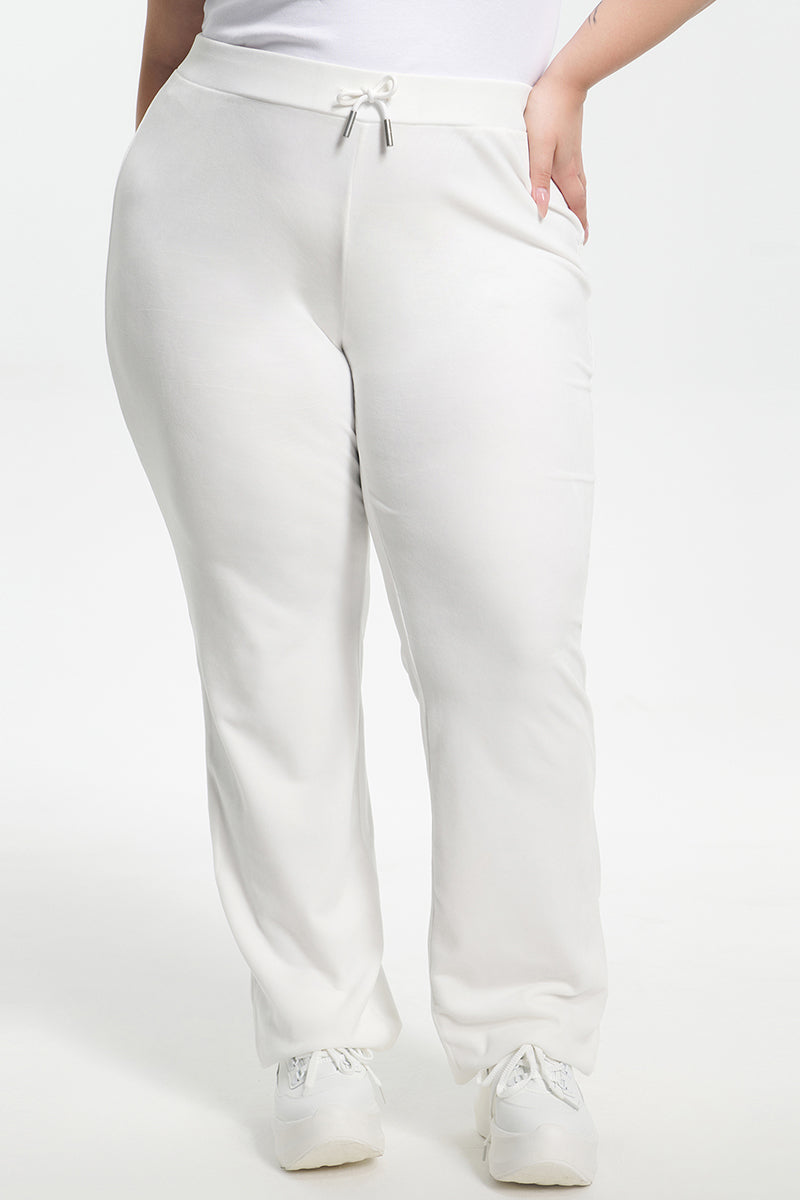 Bride Big Bling Velour Track Pants