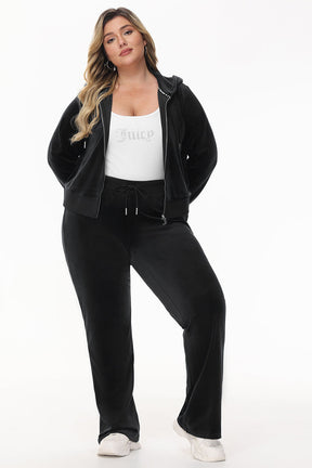 Bride Big Bling Velour Track Pants