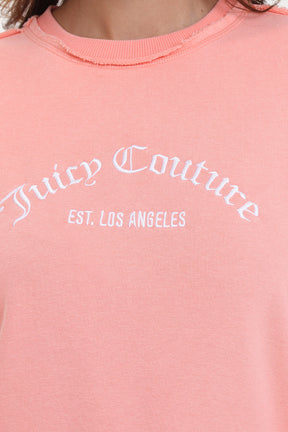 French Terry Embroidered Crewneck