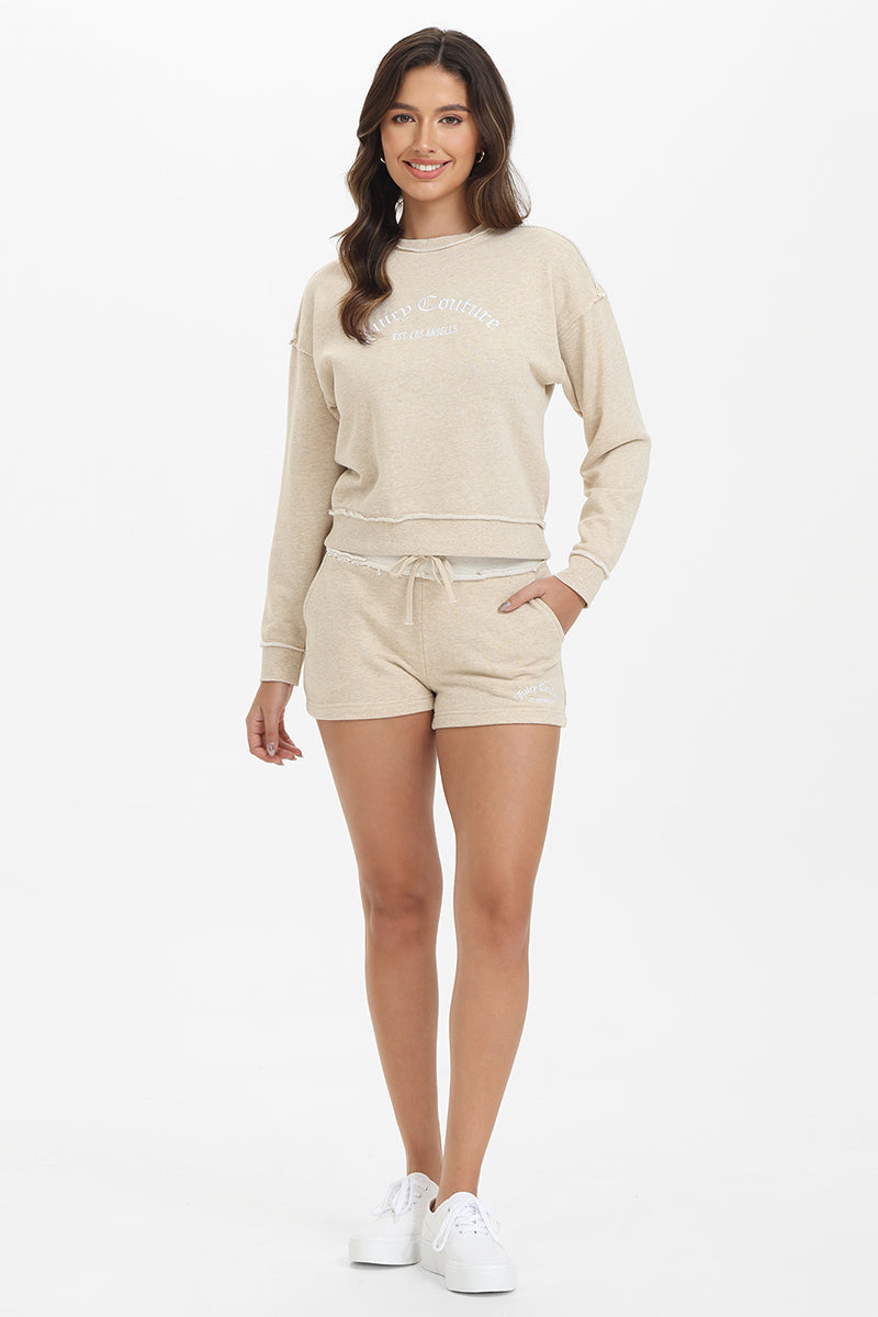French Terry Embroidered Crewneck - Juicy Couture