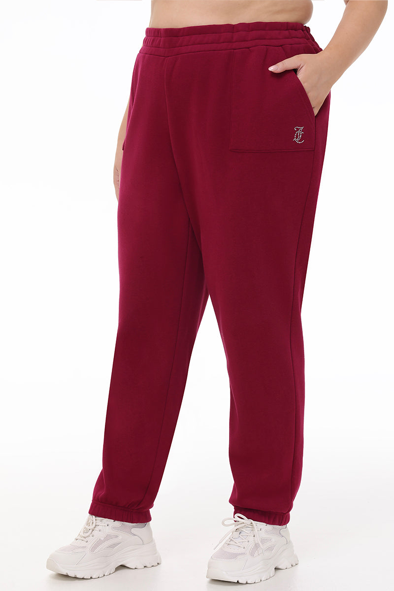 Plus-Size Small Bling Fleece Sweatpants - Juicy Couture