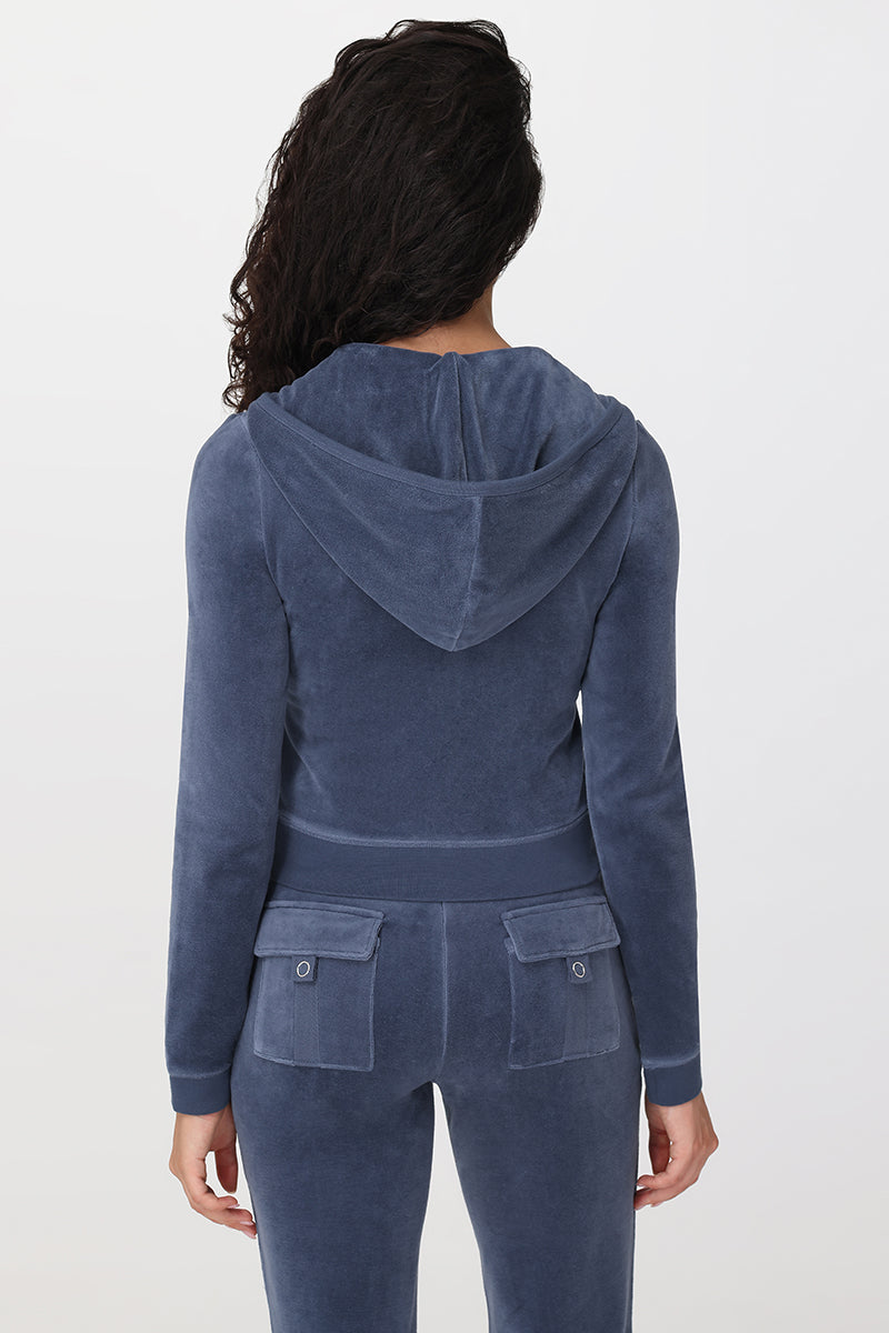 Heritage Cotton Velour Hoodie - Juicy Couture