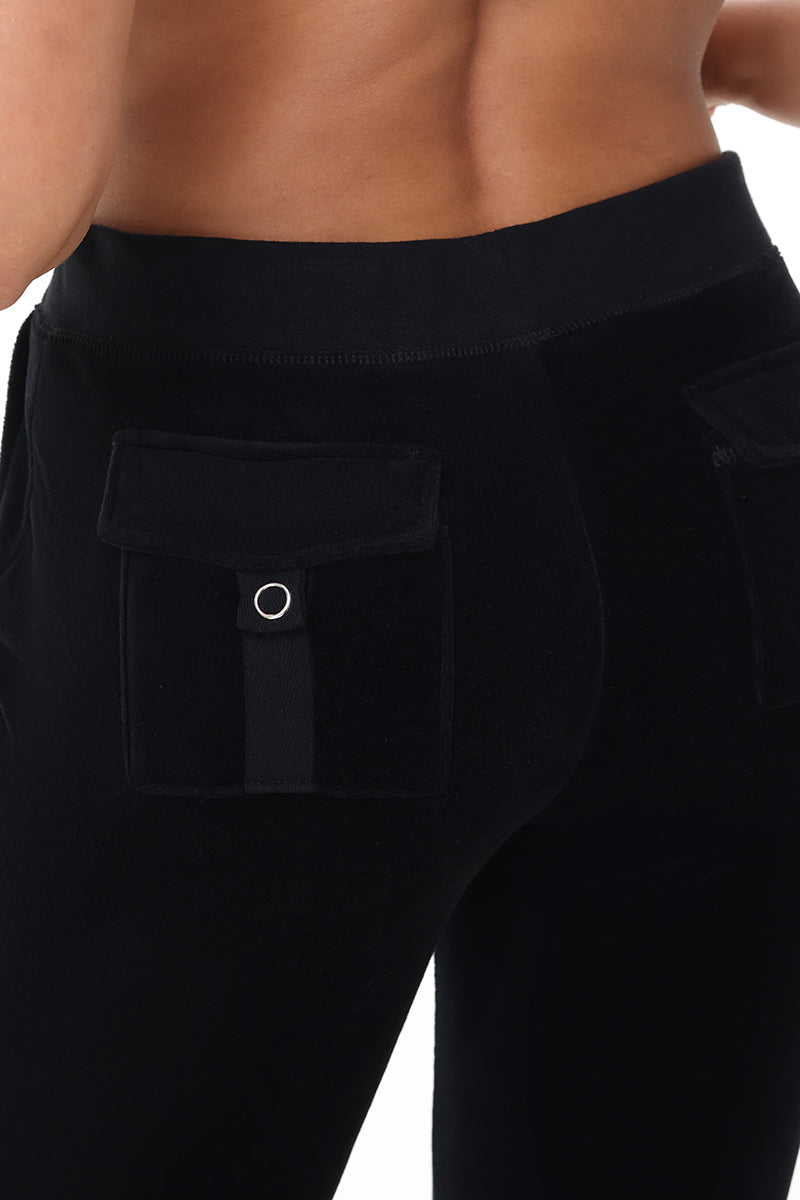 Heritage Cotton Velour Track Pants - Juicy Couture