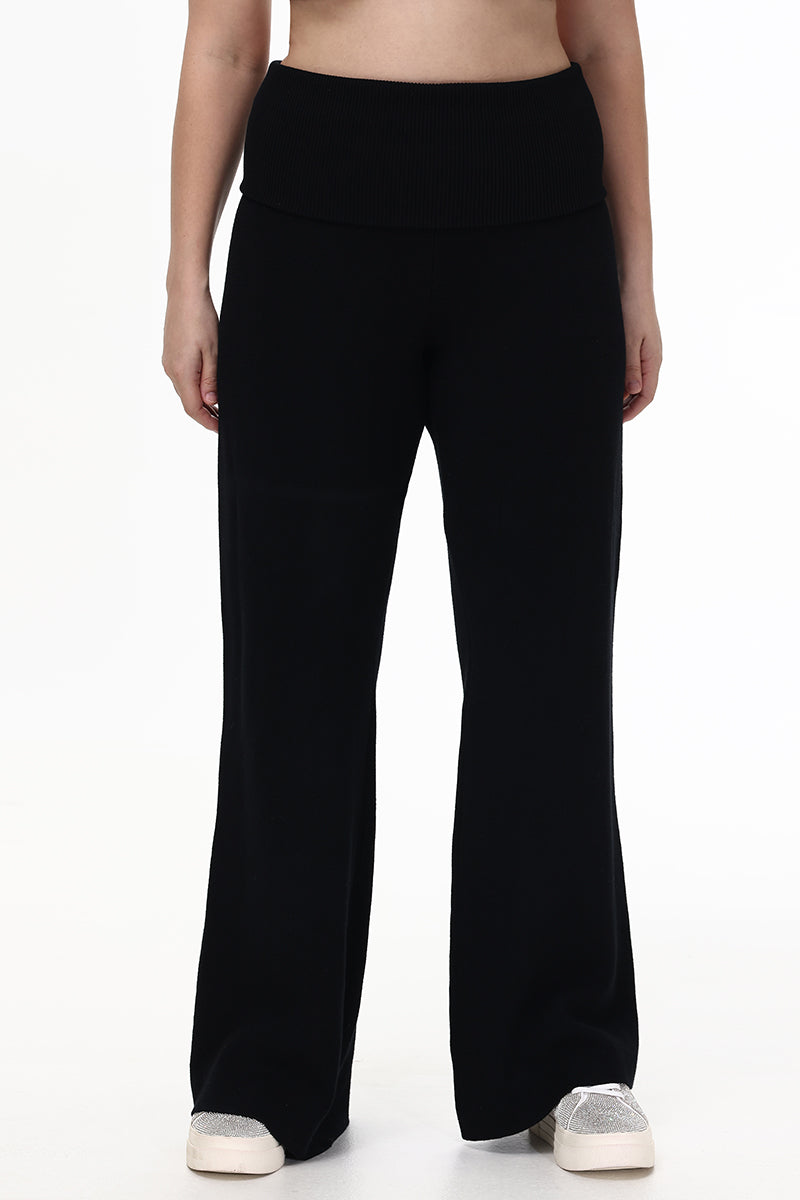 Plus-Size Low Rise Knit Flare Pants - Juicy Couture