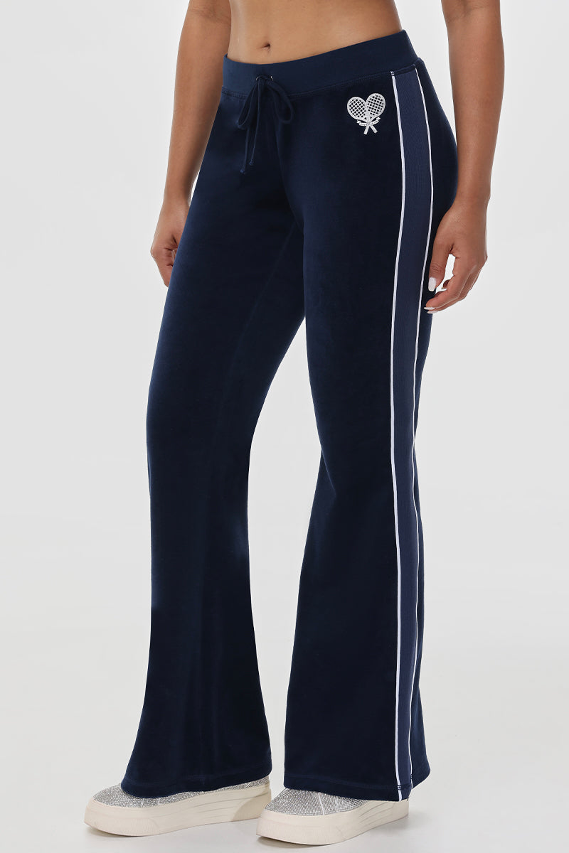 Tennis Cotton Velour Track Pants - Juicy Couture