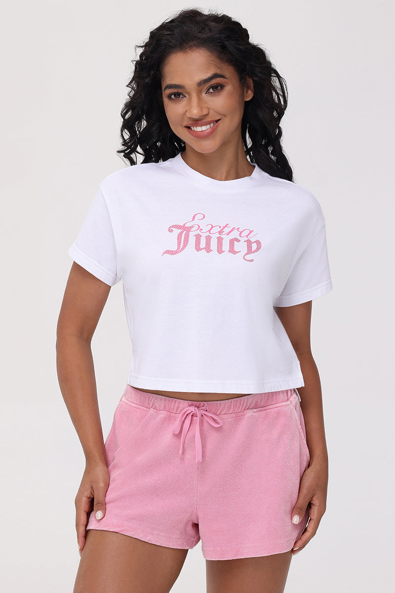 Extra Juicy Cropped Tee - Juicy Couture