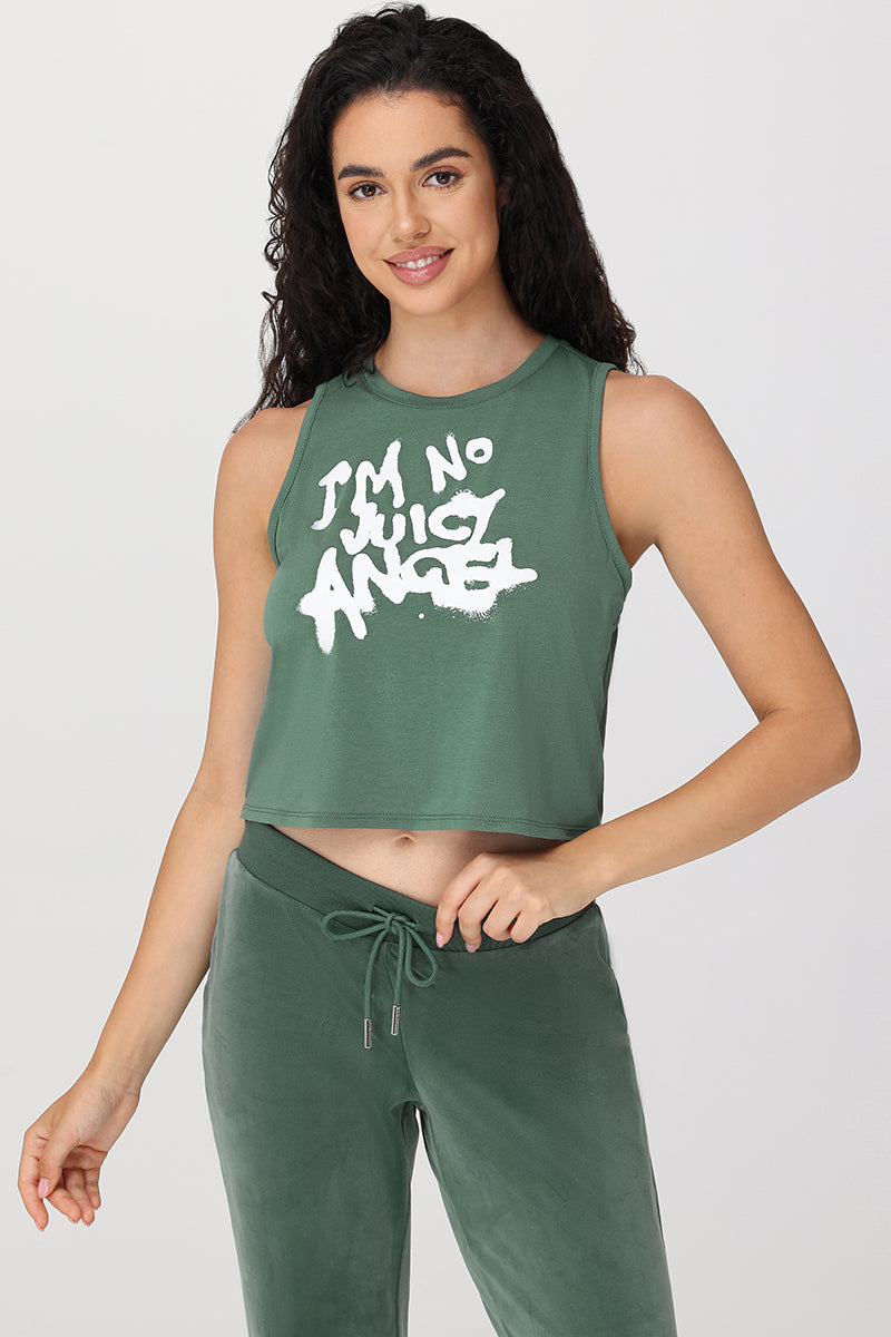 I'm No Juicy Angel Muscle Tank