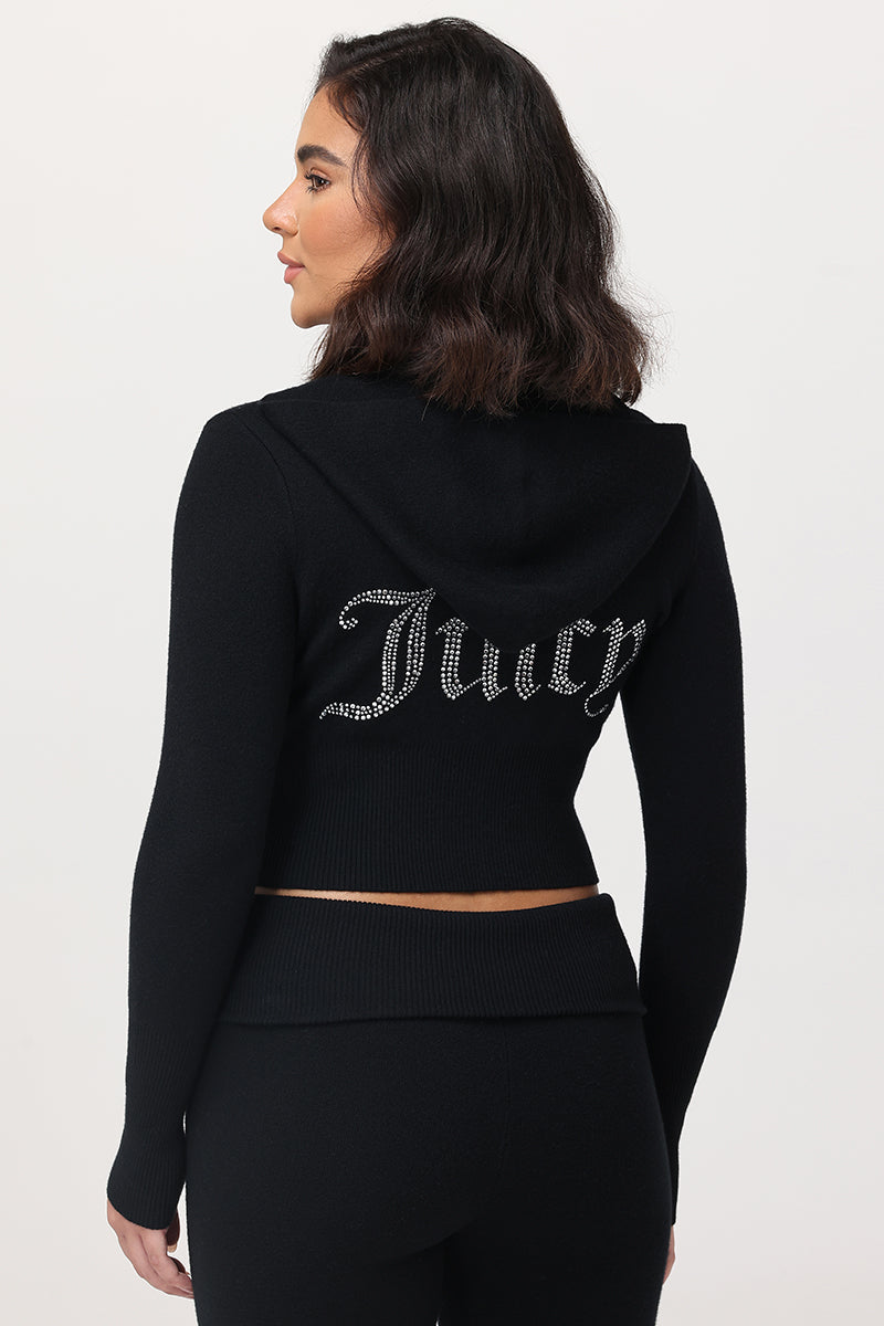 Big Bling Knit Hoodie