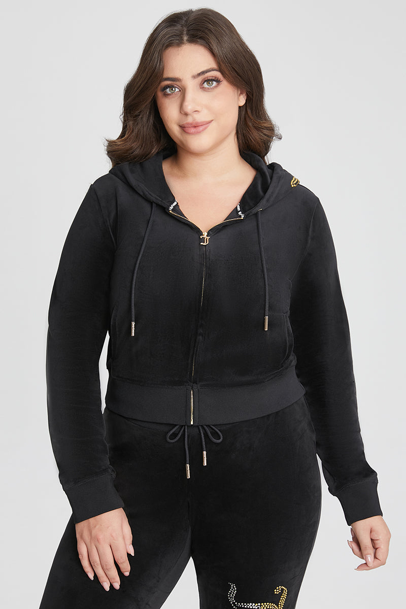 Plus-Size 30th Birthday Ombre Bling Hoodie - Juicy Couture