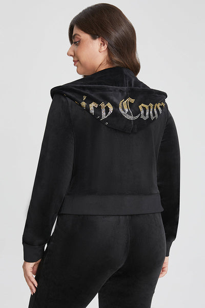 Plus-Size 30th Birthday Ombre Bling Hoodie - Juicy Couture