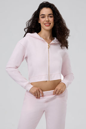 30th Birthday Ombre Fleece Cropped Hoodie - Juicy Couture