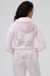 30th Birthday Ombre Fleece Cropped Hoodie - Juicy Couture