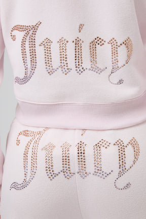 30th Birthday Ombre Fleece Cropped Hoodie - Juicy Couture