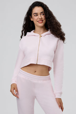 30th Birthday Ombre Fleece Cropped Hoodie - Juicy Couture