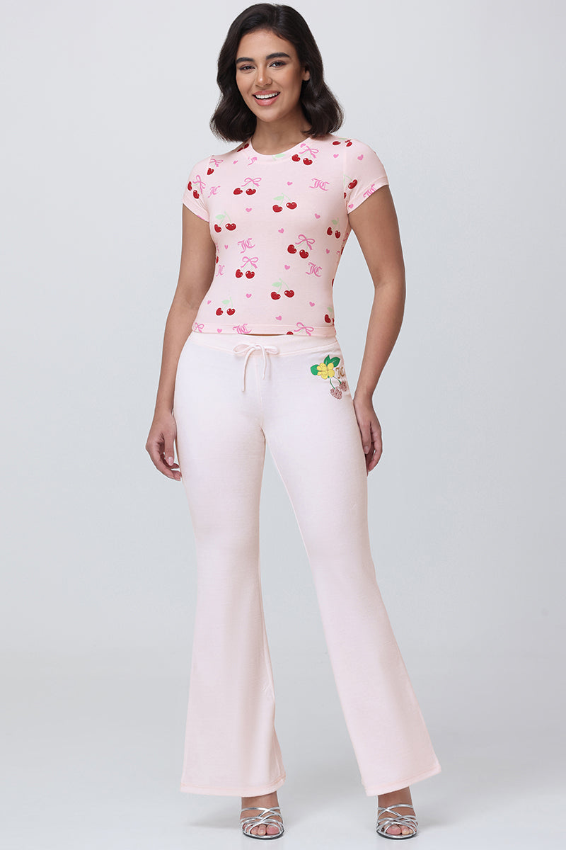 All Over Cherry Baby Tee
