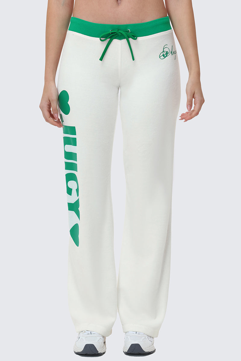 Contrast Low Rise Track Pants