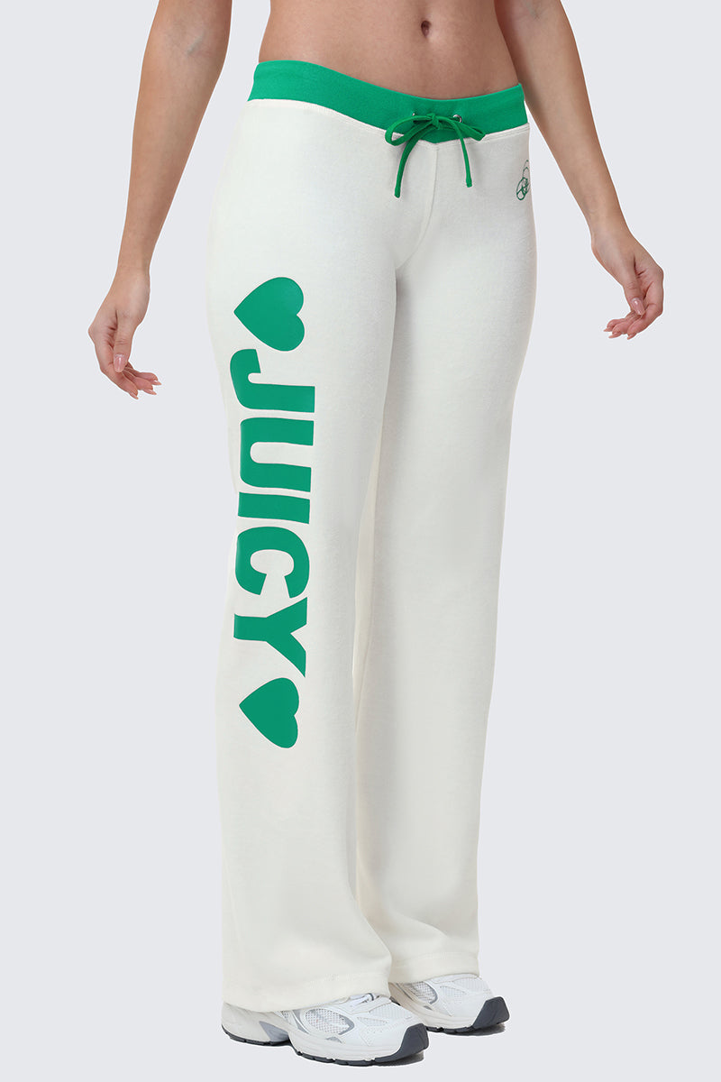 Contrast Low Rise Track Pants