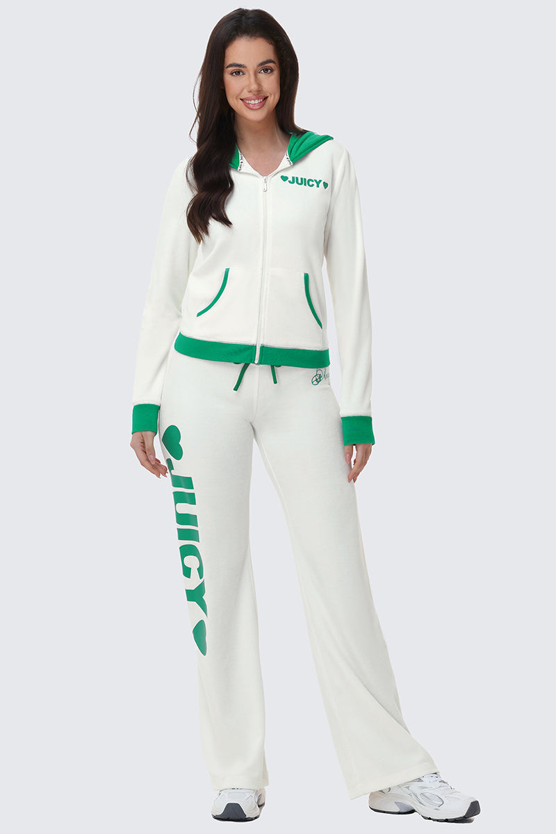 Contrast Low Rise Track Pants