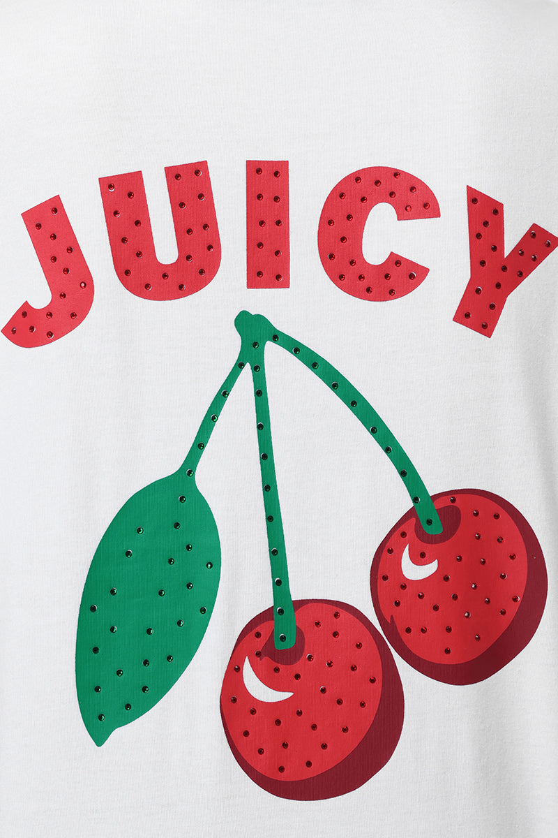 Cherry Bling Graphic Tee