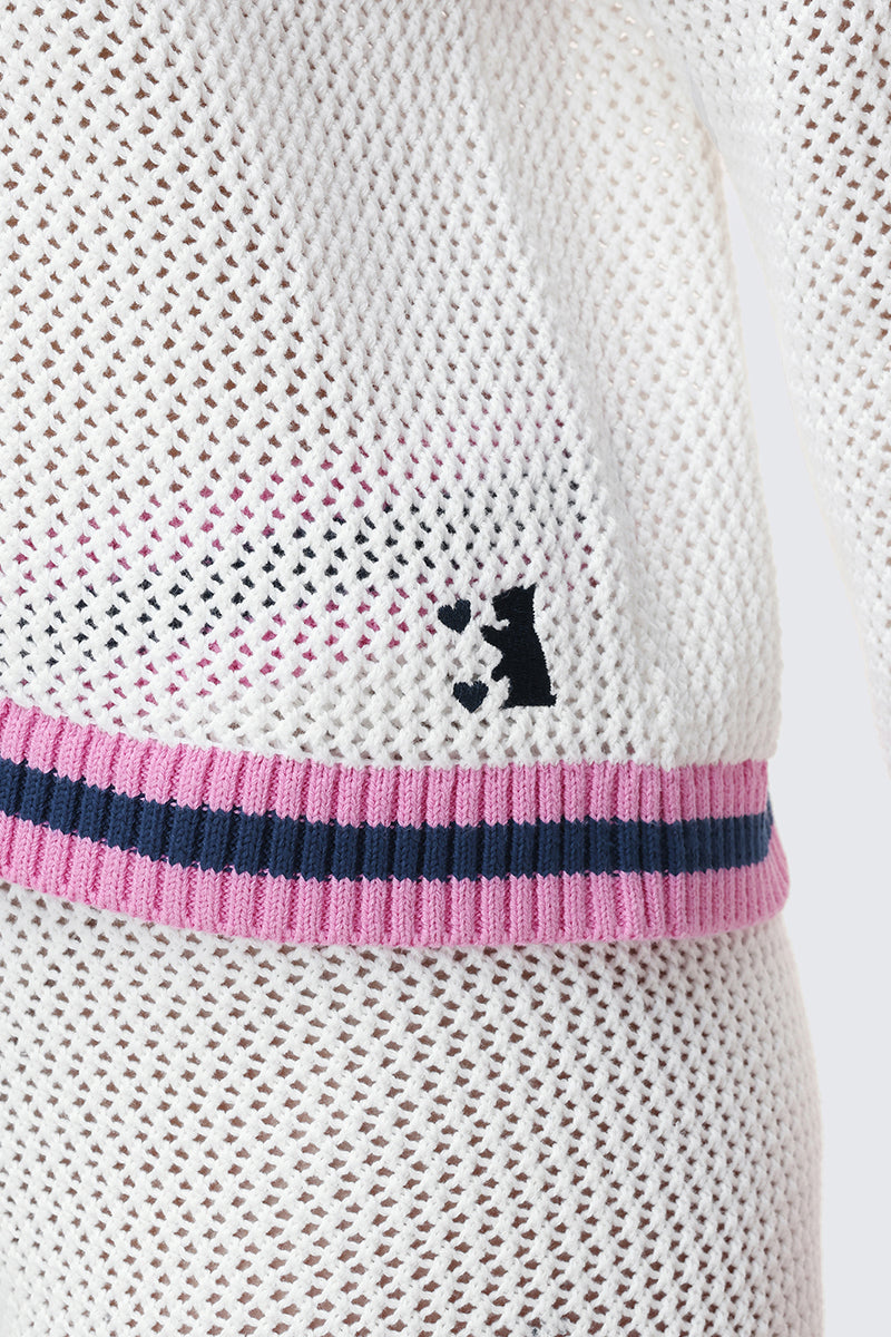Mesh Zip-Up Hoodie