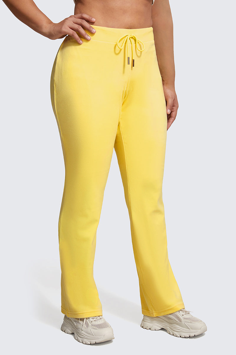 Plus-Size OG Big Bling Velour Track Pants