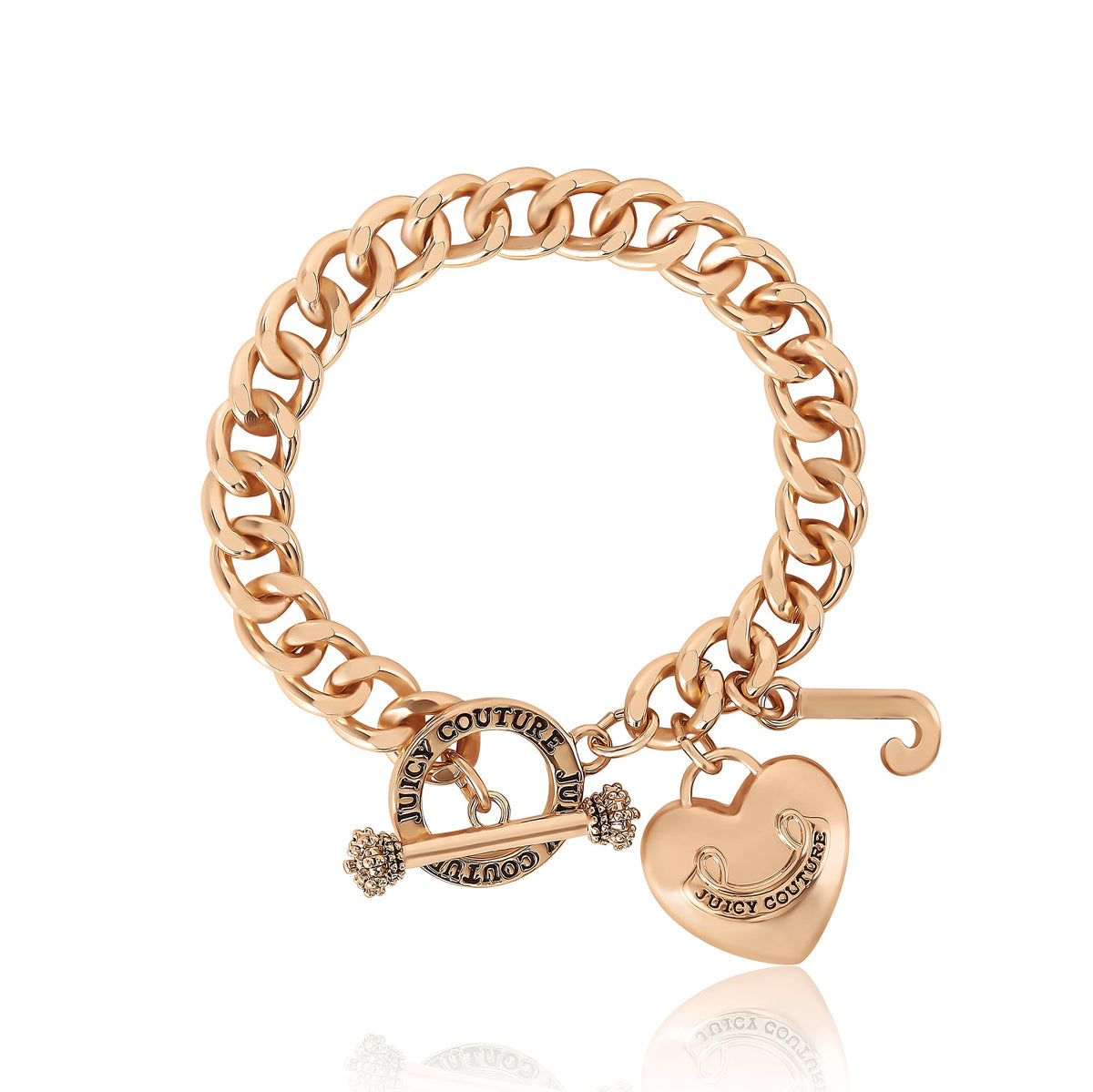 Heart Charm Toggle Bracelet - Juicy Couture