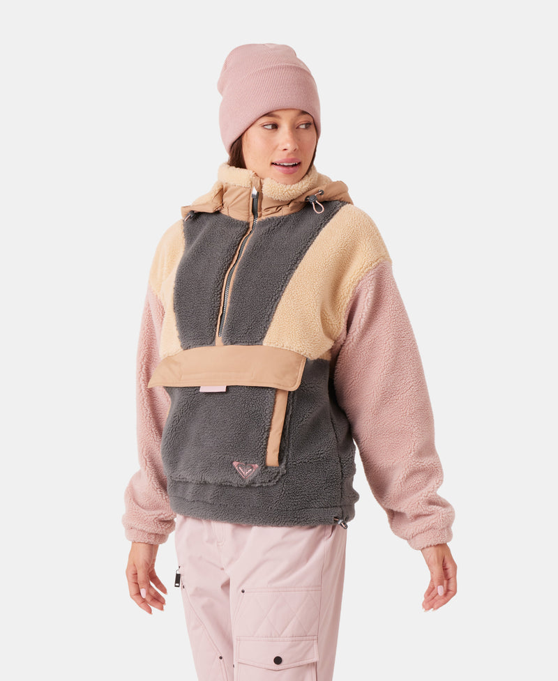 Rita Half Zip Sherpa Anorak