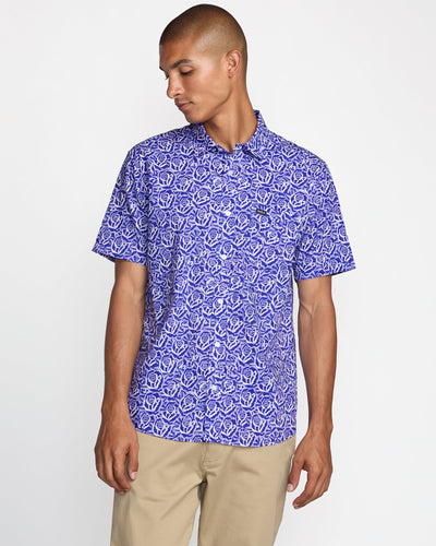 Barba Roses Short Sleeve Shirt - RVCA