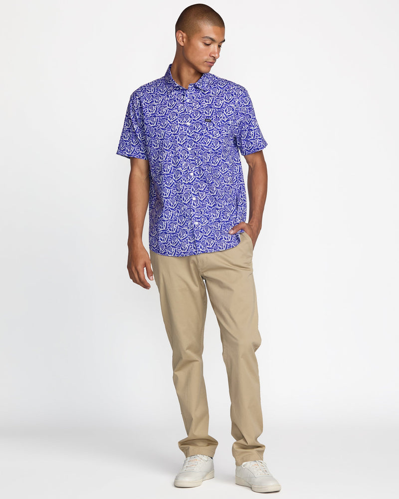 Barba Roses Short Sleeve Shirt - RVCA