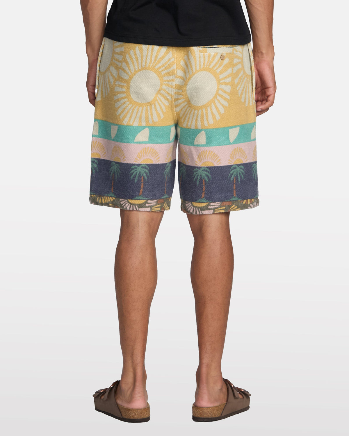 Exotica Stripe Elastic 19" Short - RVCA