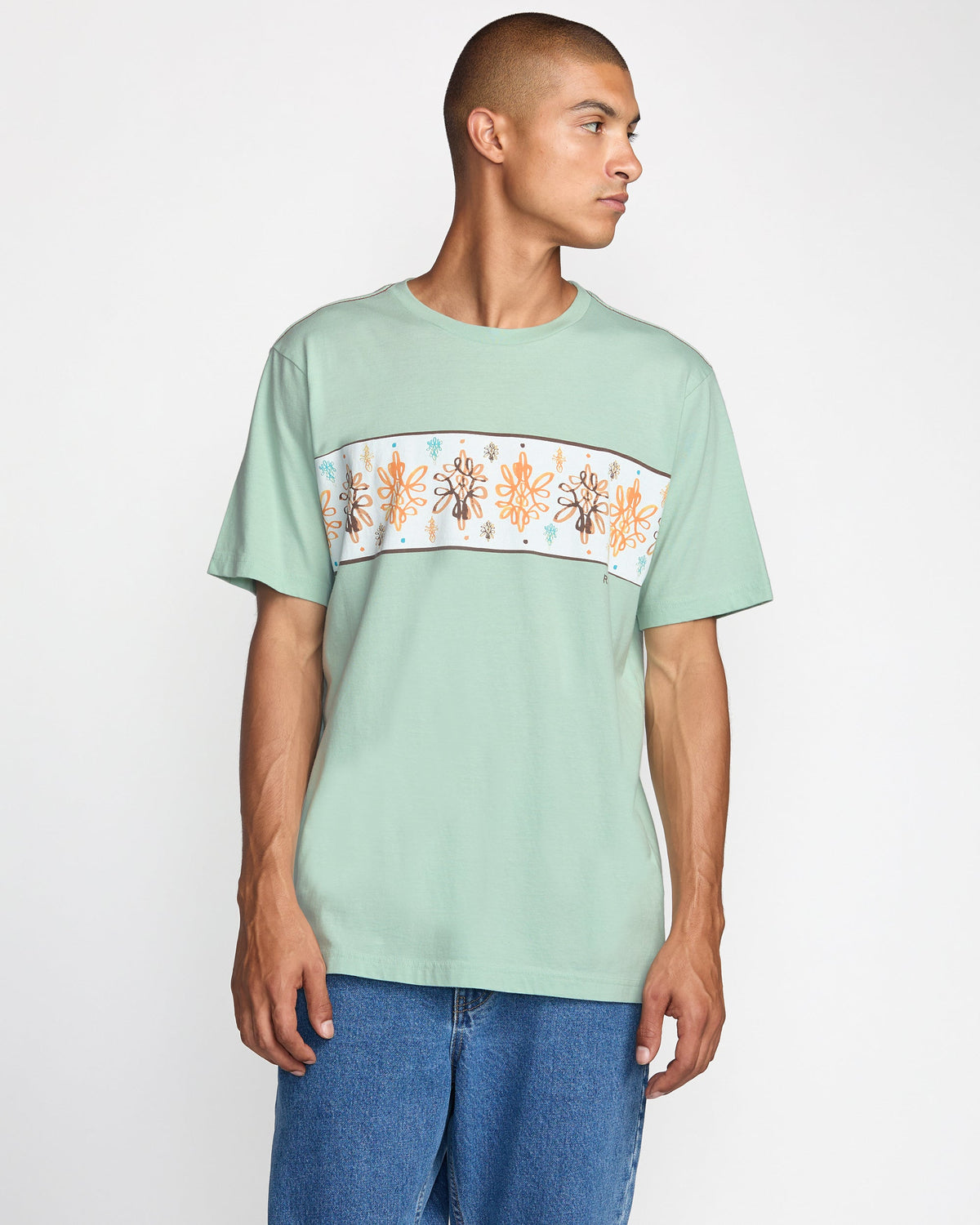 Jacob Stripe Short Sleeve Tee - RVCA