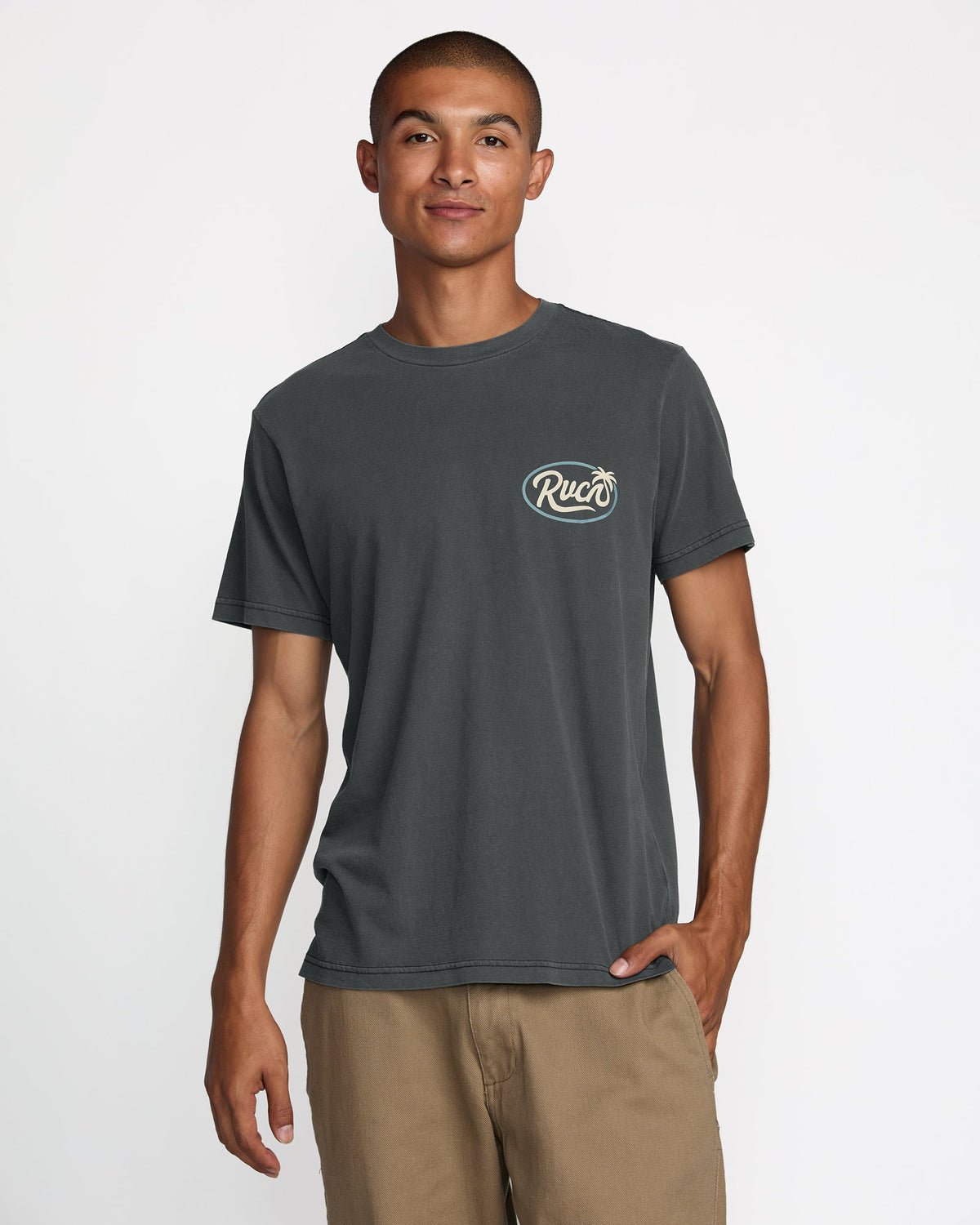 Frond Script Short Sleeve Tee - RVCA