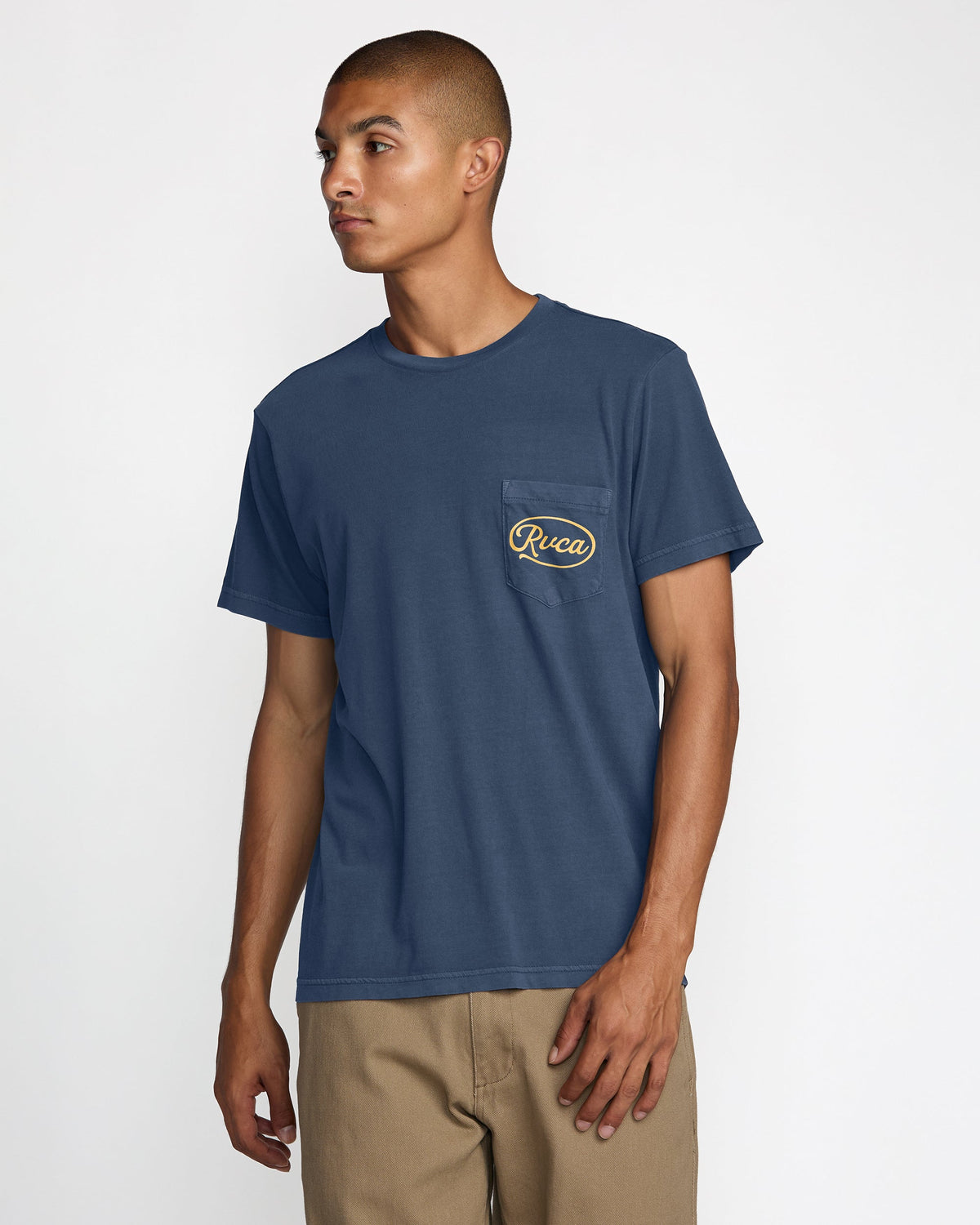 Contact Scripts Pocket Short Sleeve Tee - RVCA