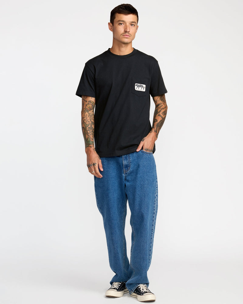 Big Cat Pocket Short Sleeve Tee - RVCA
