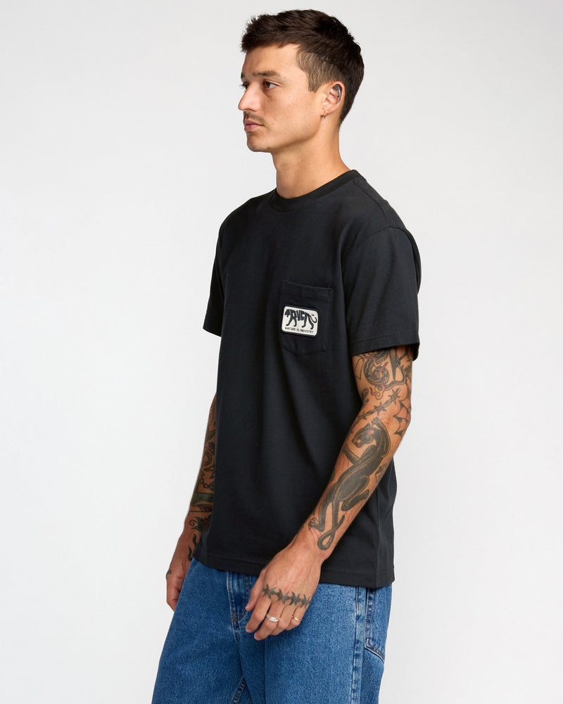 Big Cat Pocket Short Sleeve Tee - RVCA