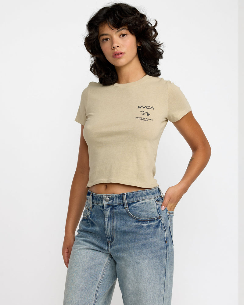 State Of Aloha 411 Tee - RVCA