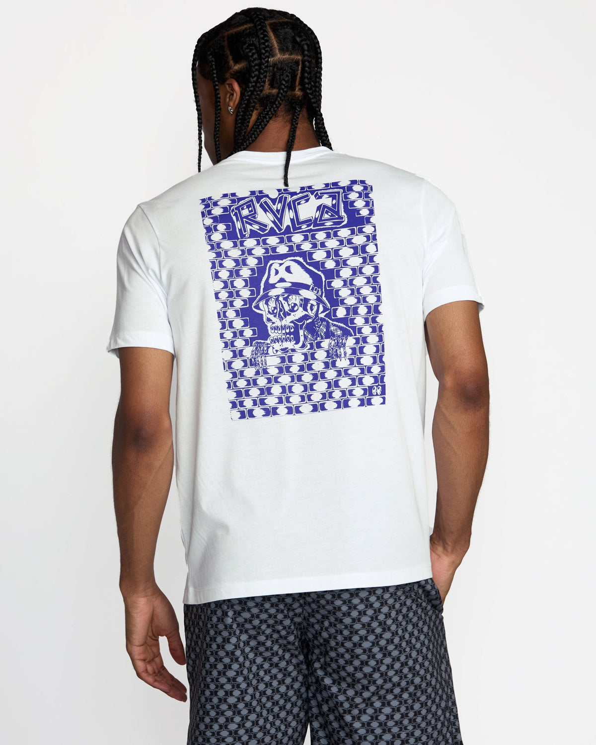 Jesse Barba Skull Wall Short Sleeve Tee - RVCA