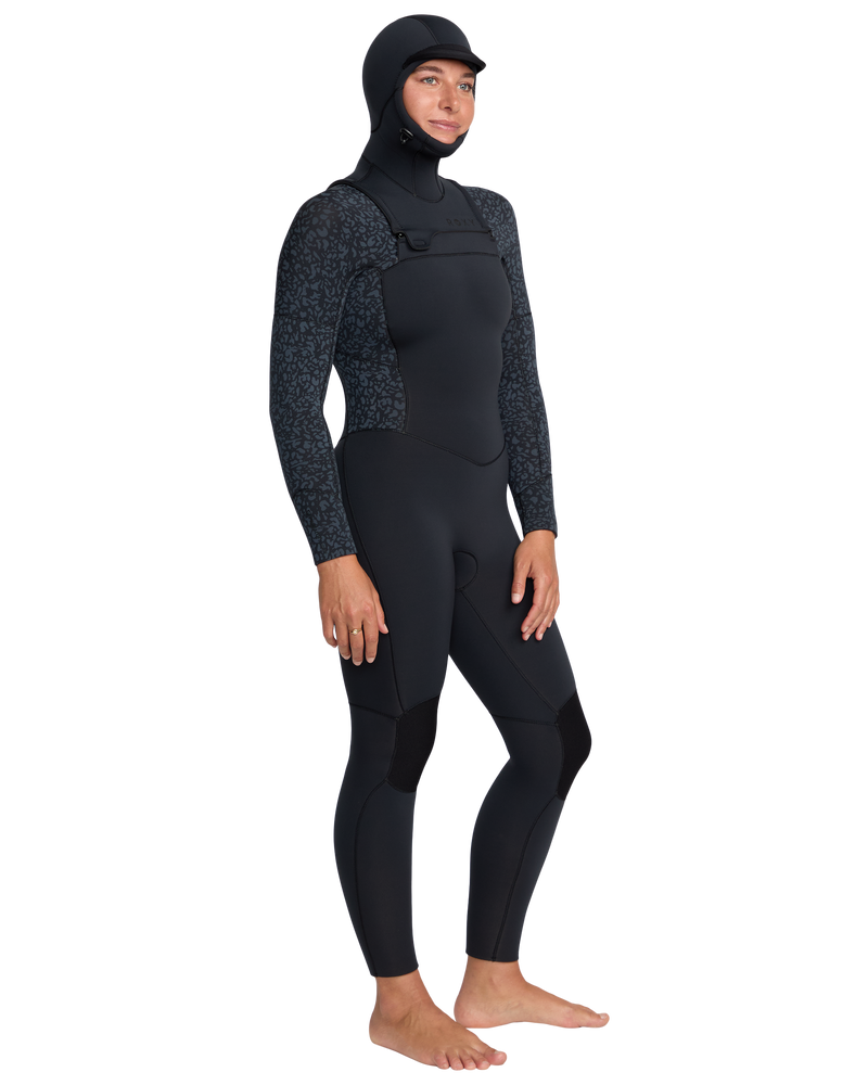 5/4mm Swell Natural Hooded Front Zip Wetsuit