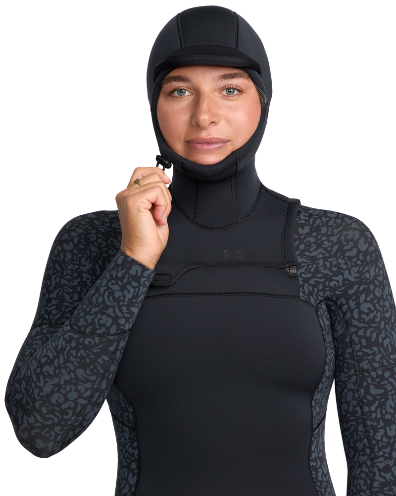5/4mm Swell Natural Hooded Front Zip Wetsuit