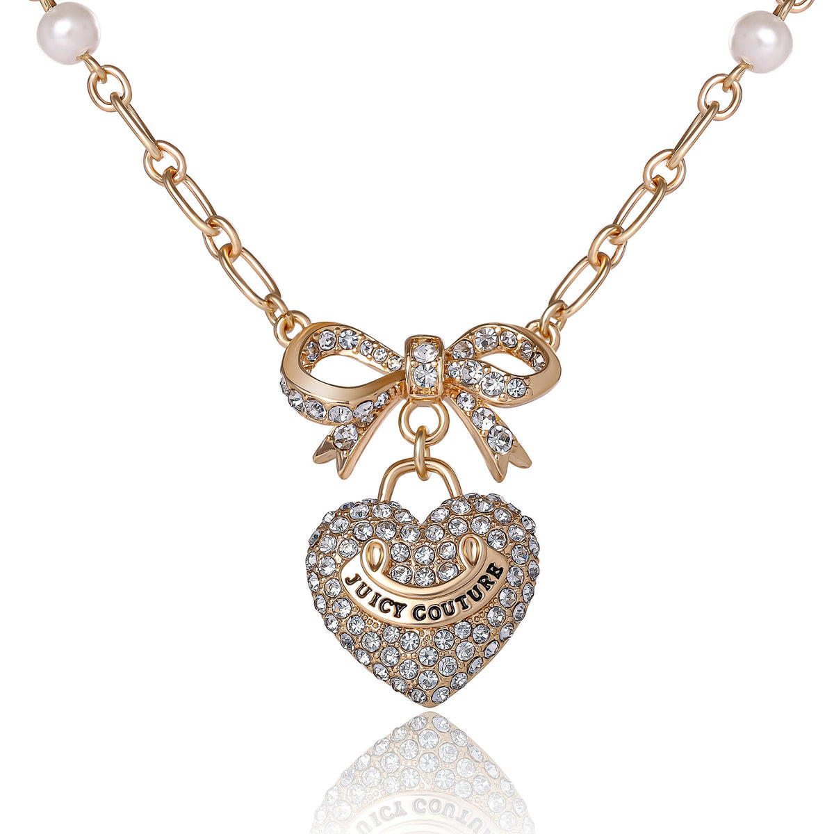Pearl Heart Pendant Necklace - Juicy Couture